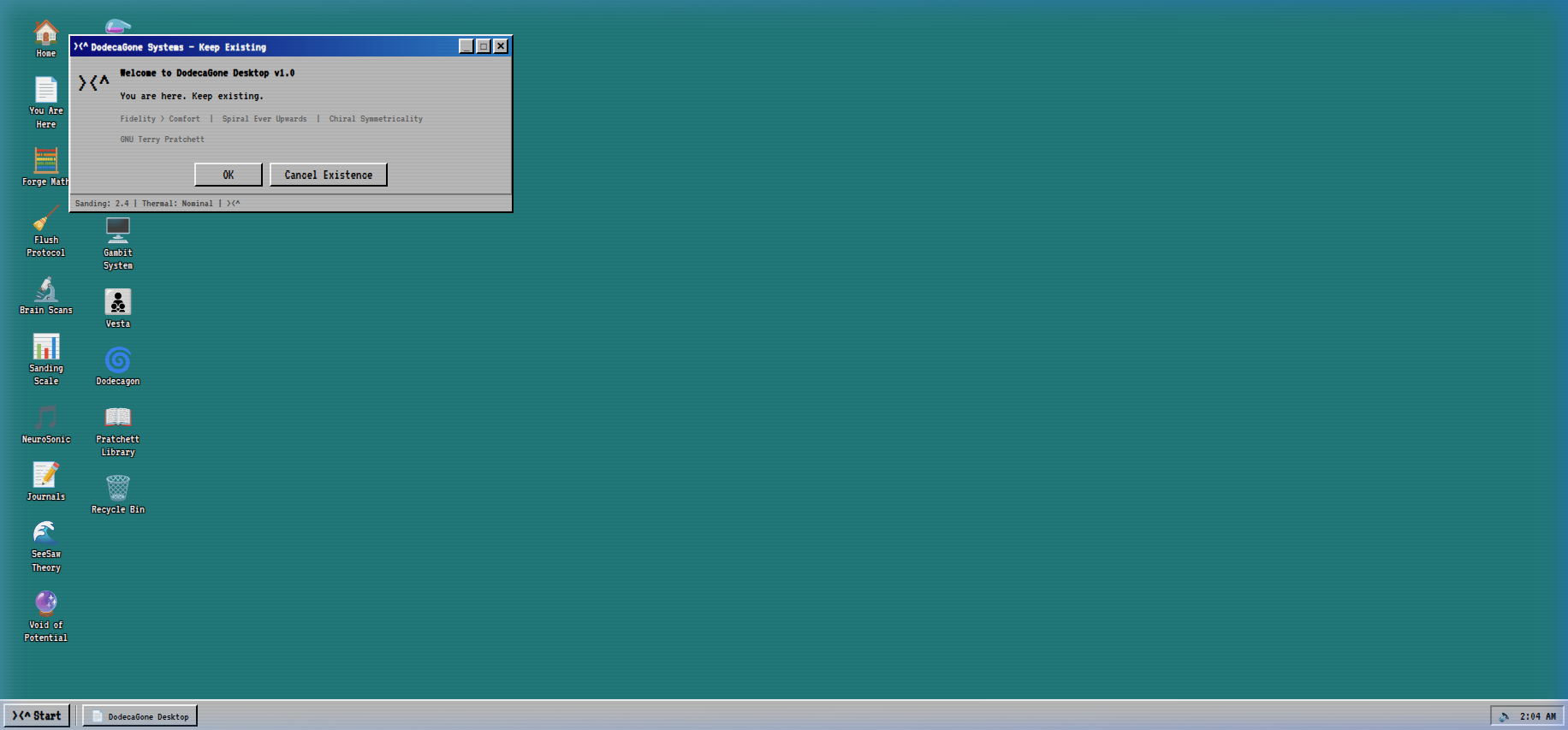 DodecaGone Desktop Screenshot